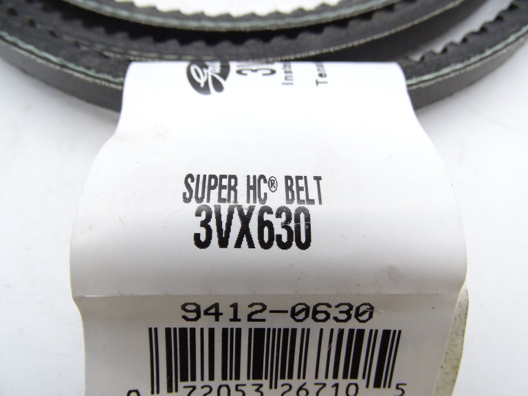 Gates 3VX630 Super HC - Cinturón De Muesca Moldeado