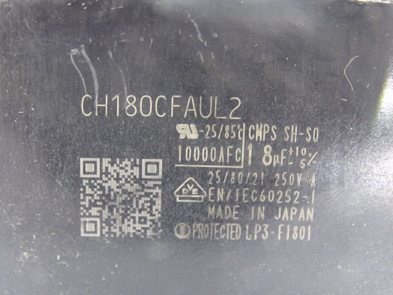 Oriental Motor CH180CFAUL2 Capacitor