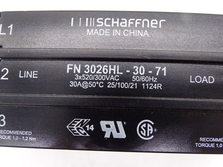 Schaffner FN3026HL-30-71 Filter