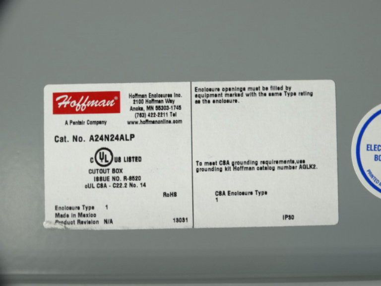 Hoffman A24N24ALP Enclosure