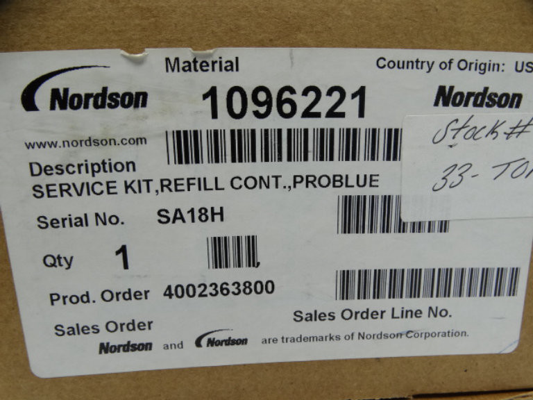 Nordson 1096221 Spare Parts Kit