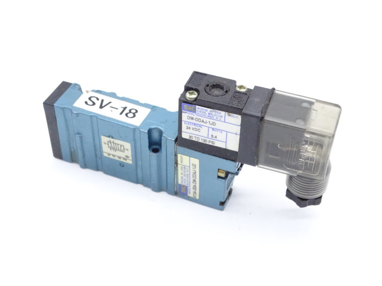 MAC Valves 413A 00A DM DJAJ 1KD Non Locking Recessed 400 Series Solenoid Valve 110vac 50hz 120vac 60hz
