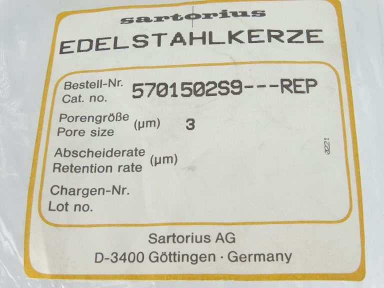 Sartorius 5701502S9---REP Filter