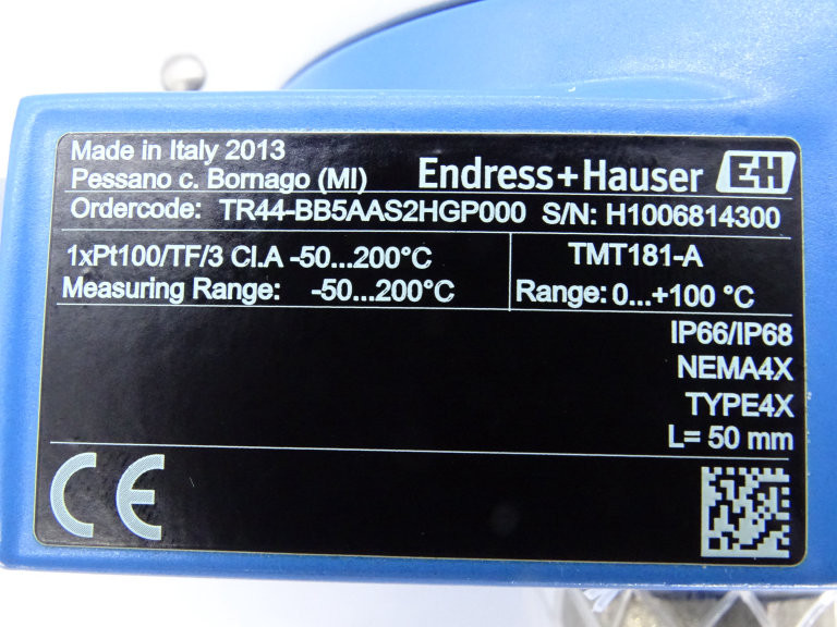 Endress & Hauser TR44-BB5AAS2HGP000 Sensor