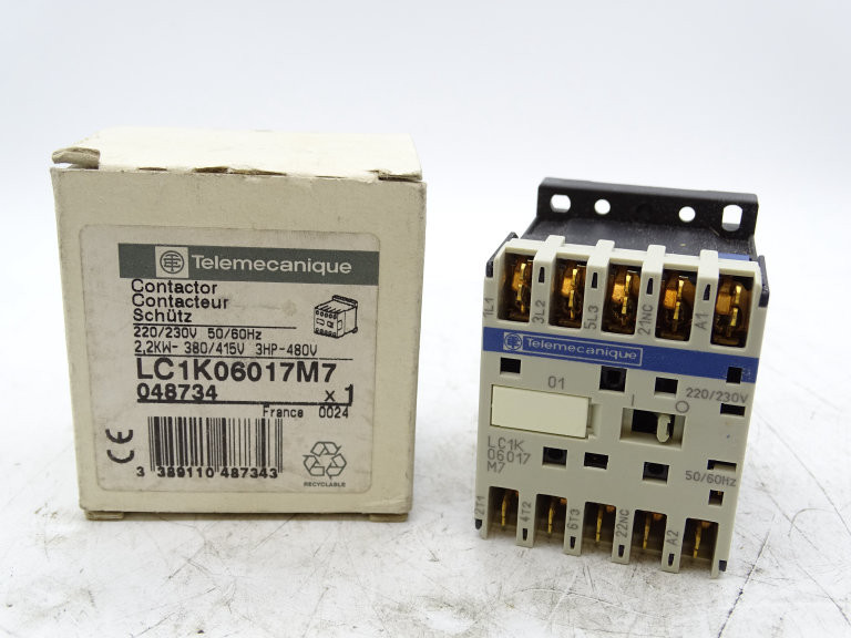 Schneider Electric LC1 K06103P7 Contattore 6 a 230 V, contatore Spring