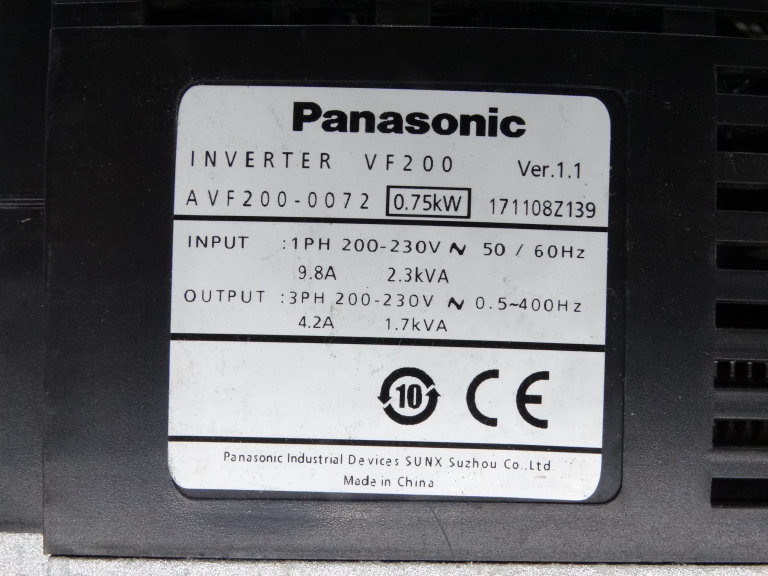 Panasonic AVF200-0072 Drive