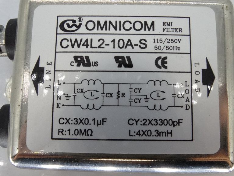 Omnicom CW4L2-10A-S EMI Filter