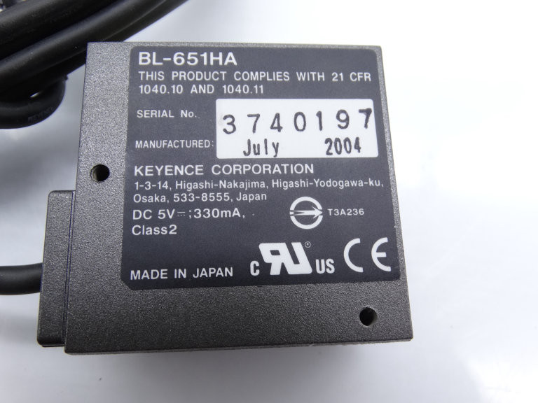 キーエンス バーコードリーダー BL-651HA 【公式通販】