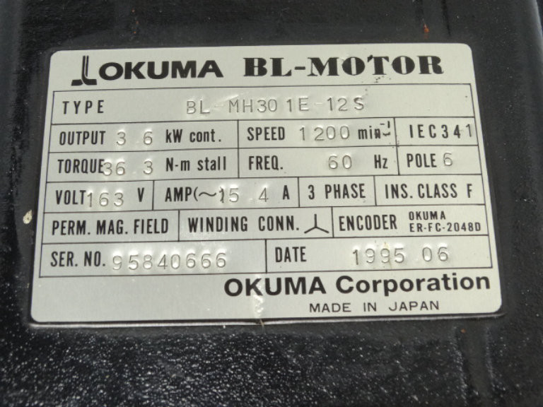 電源ユニット OKUMA BLIV-D100A / BLIVD100A Servo Motor BLIV-D100A Okuma servo drive - Bộ Điều Khiển Servo 100A