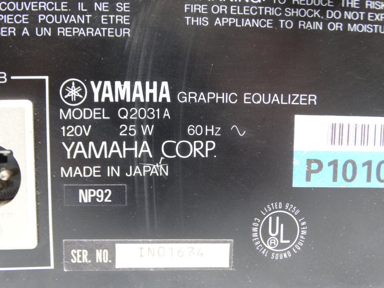 Yamaha Q2031A Amplifier