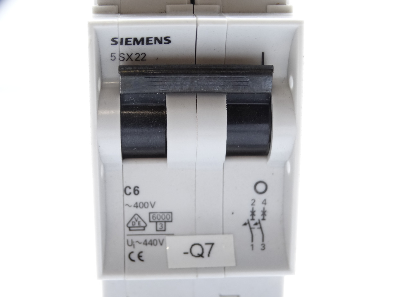 Siemens 5SX2-206-7 Circuit Breaker
