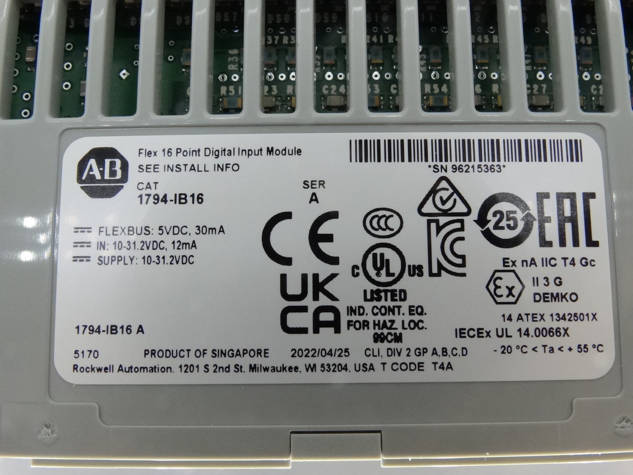 Allen Bradley 5094-STB-QTY5 (SET OF 5) Terminal Block