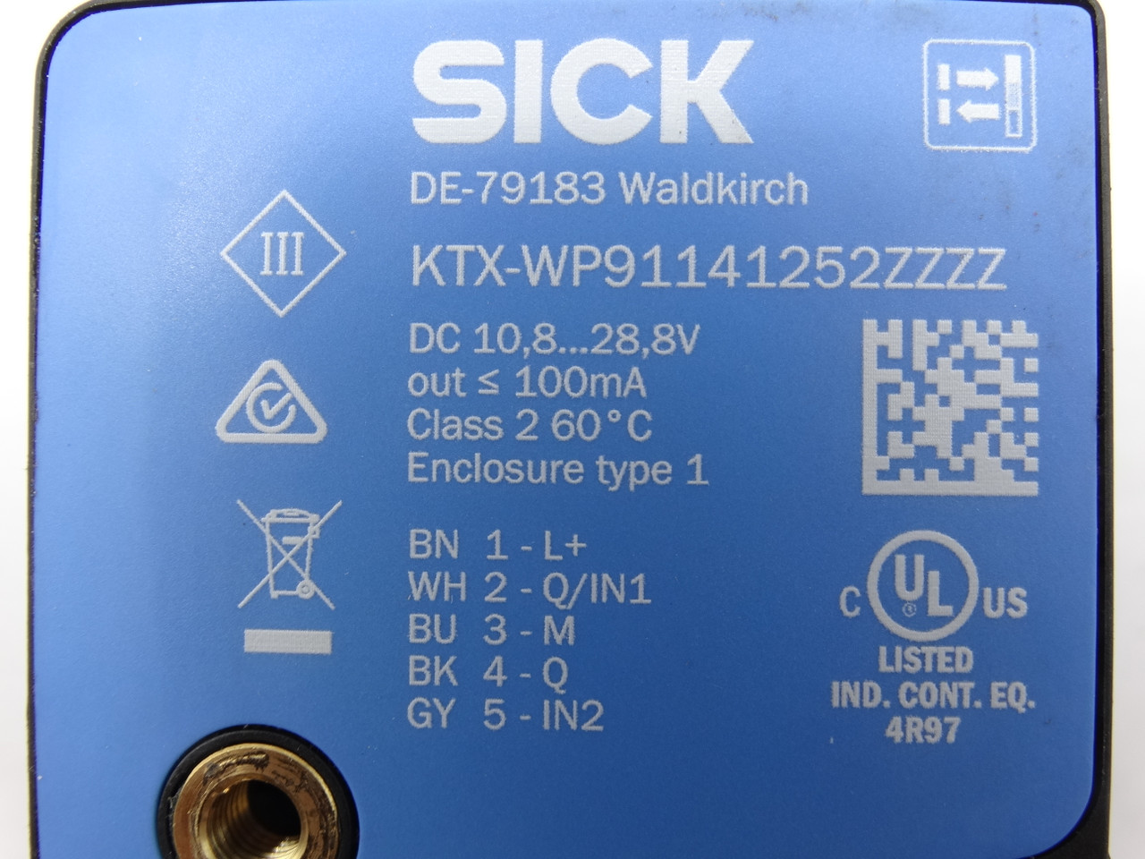 Sick KTX-WP91141252ZZZZ Sensor