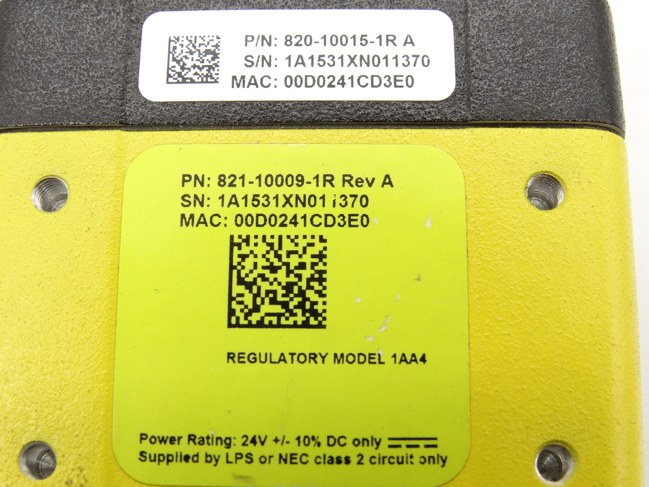 Cognex 821-10009-1R Camera