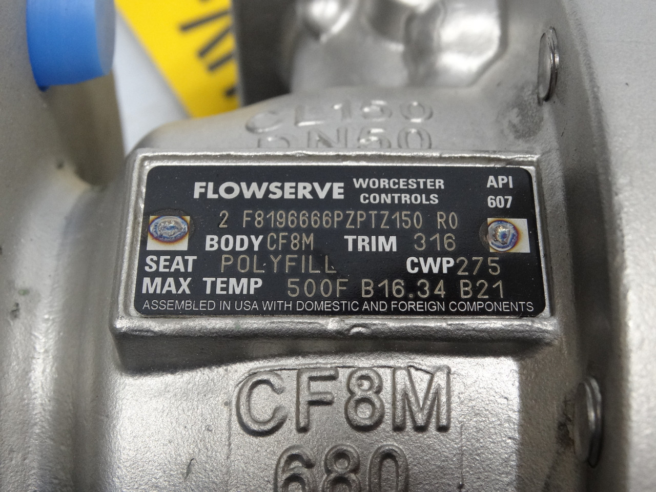 Flowserve 2 F8196666PZPTZ150 R0 Valve