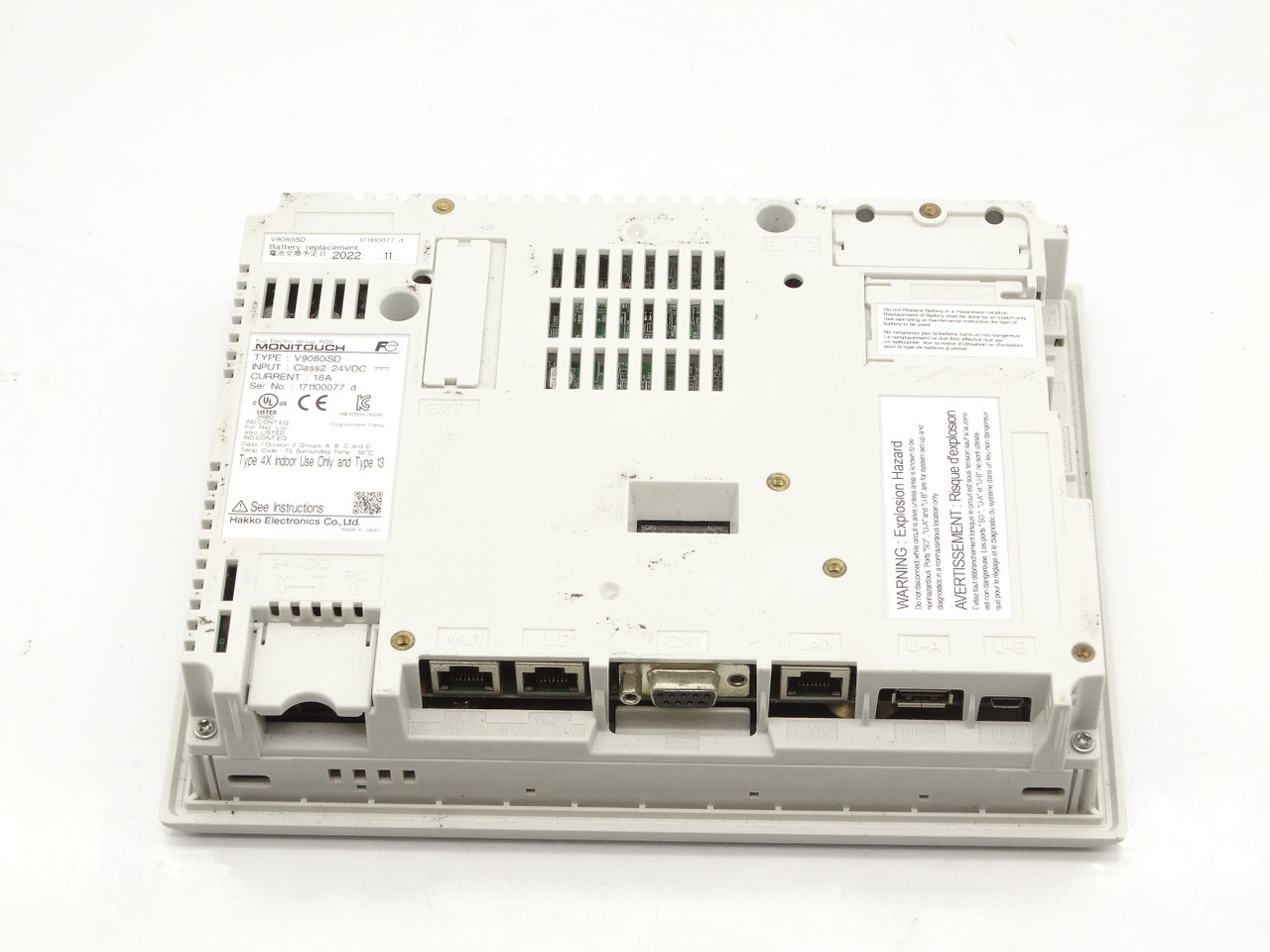 Fuji Electric V9080ISD HMI