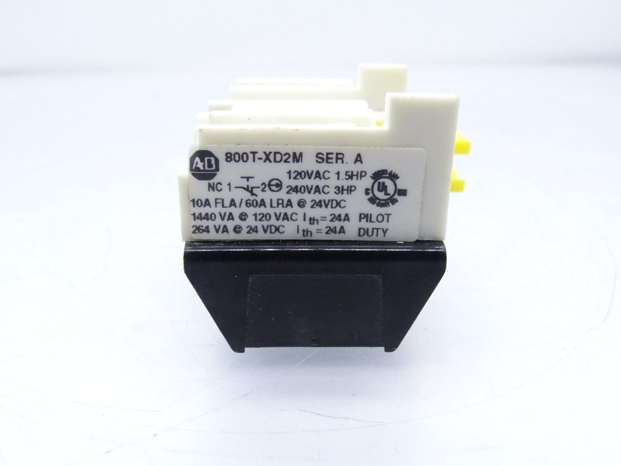 ALLEN BRADLEY 800T-XD2M Contact Block Used