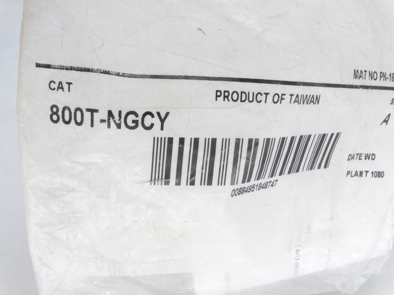Allen Bradley 800T-NGCY Pushbutton Accessory