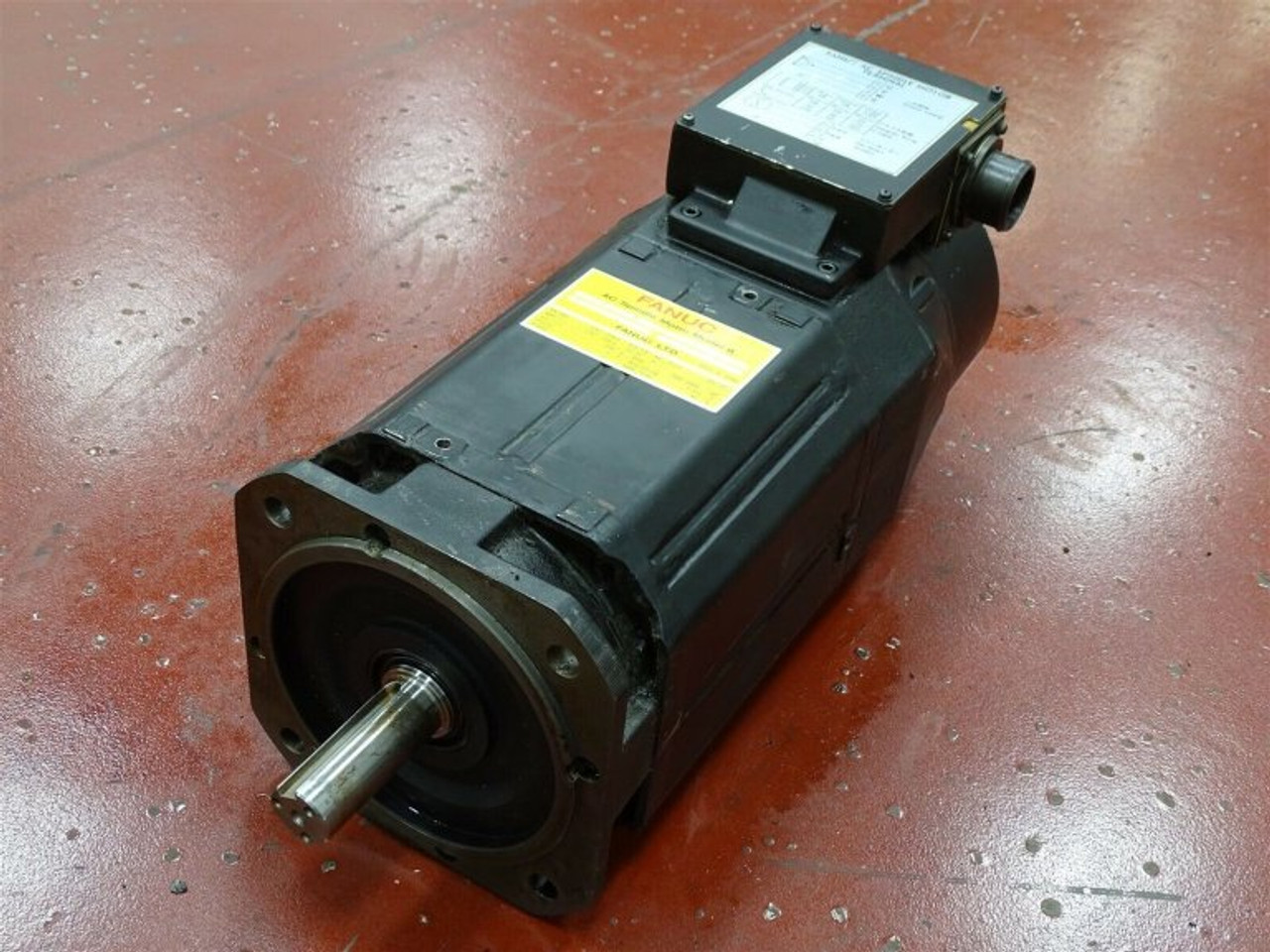 FANUC AC SPINDLE MOTOR MODEL 6, A06B-1006-B150, 22/31A, 200V, 1500/6000RPM,  4... (72740 - USED)