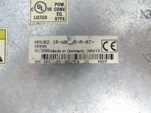 Bosch Rexroth HMV02.1R-W0015-A-07-NNNN Power Supply