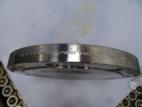 UNBRANDED B16 A/SA182 F304/304L STAINLESS STEEL FLANGE (RP103 - USED)