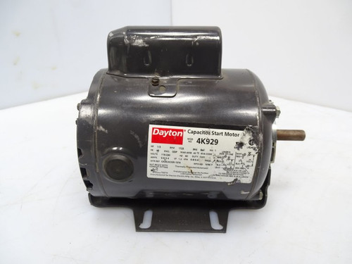 DAYTON 4K929 CAPACITOR START MOTOR (153029 - USED)