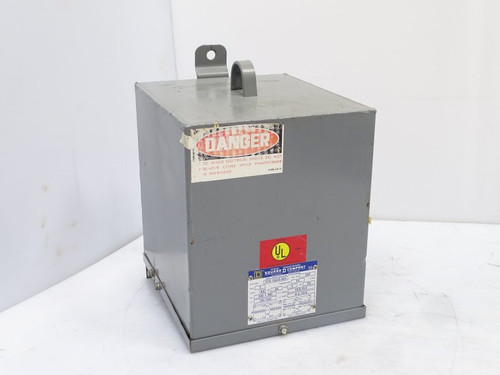 SQUARE D 11751-12625-005 SINGLE PHASE INSULATED TRANSFORMER (158316 - USED)