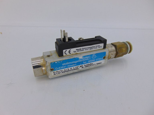 MEISTER D-63831 FLOW METER