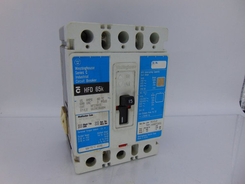 WESTINGHOUSE HFD3015 CIRCUIT BREAKER