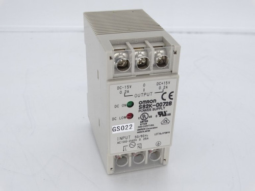 OMRON S82K-00728 POWER SUPPLY