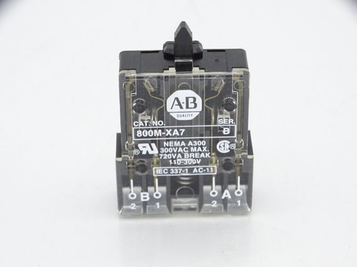 ALLEN BRADLEY 800M-XA7 SERIES B CONTACT BLOCK