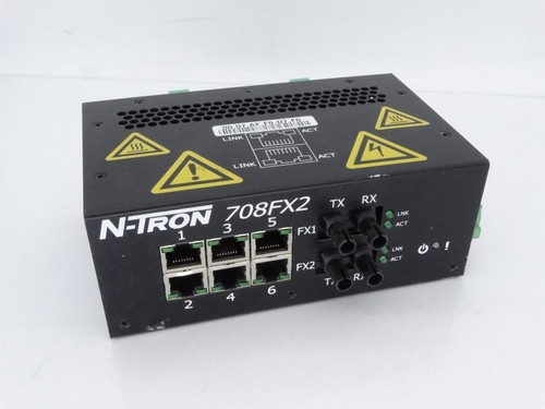 RED LION CONTROLS 708FX2-ST ETHERNET SWITCH