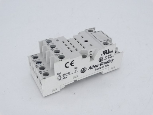 ALLEN BRADLEY 700-HN103 SERIES C RELAY SOCKET