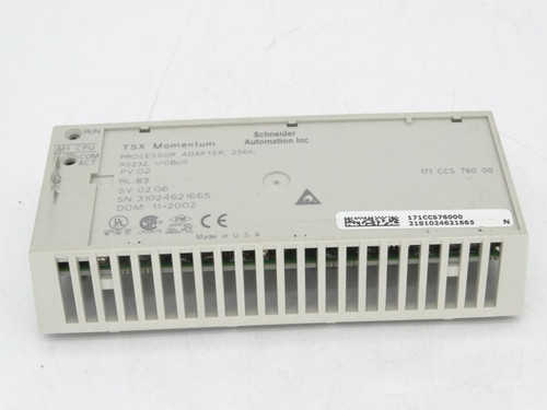 SCHNEIDER ELECTRIC 171-CCS-760-00 PLC PROCESSOR