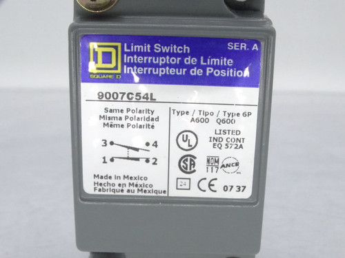 SCHNEIDER ELECTRIC 9007C54L SWITCH
