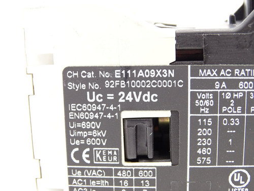 EATON CORPORATION E111A09X3N Contactor