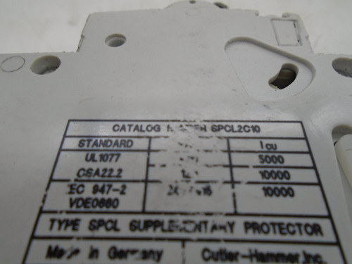 EATON CORPORATION SPCL2C10 CIRCUIT BREAKER