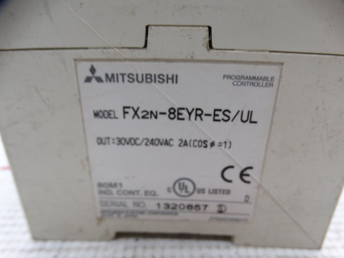 MITSUBISHI FX2N-8EYR-ES/UL PLC MODULE