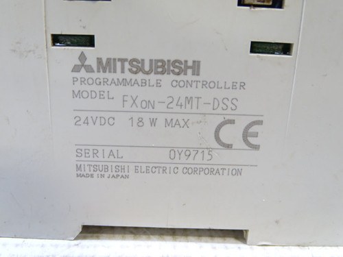 MITSUBISHI FX0N-24MT-DSS PLC MODULE