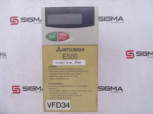 MITSUBISHI FR-E520-0.4K-NA Drive