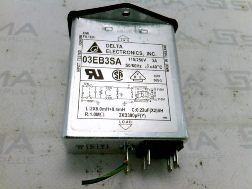 DELTA GROUP ELECTRONICS 03EB3SA EMI FILTER