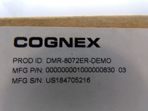 COGNEX DMR-8072ER-DEMO BARCODE SCANNER