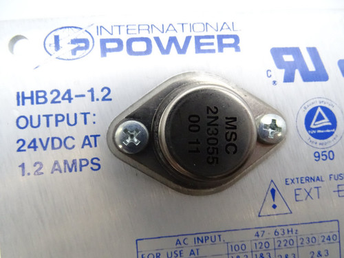 INTERNATIONAL POWER IHB24-1.2 POWER SUPPLY