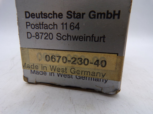 BOSCH 0670-230-40 BEARING