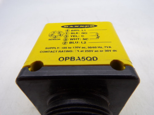 BANNER ENGINEERING OPBA5QD SENSOR