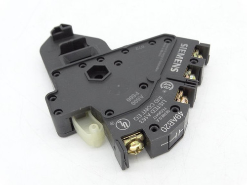 SIEMENS 49AB20 CONTACT BLOCK