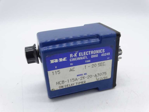 RK ELECTRONICS HCB-115A-2X-20-A3075 RELAY