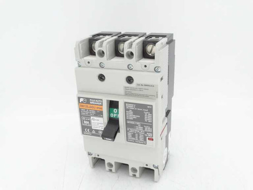 FUJI ELECTRIC BW125JAGU-3P060 CIRCUIT BREAKER FUJI ELECTRIC BW125JAGU-3P060 CIRCUIT BREAKER