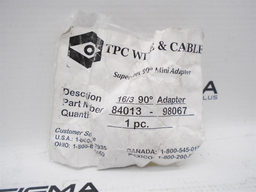 TPC WIRE AND CABLE CORP 84013 CONNECTOR