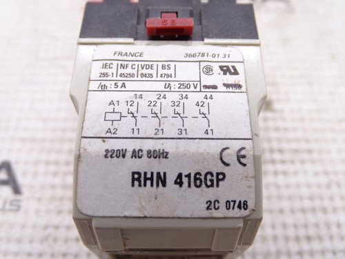 SCHNEIDER ELECTRIC RHN416GP RELAY